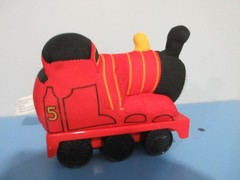 Thomas Train & Friends #5 James Red Engine Plush Stuffed Push Along Toddler Toy
