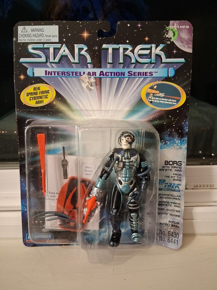 Star Trek Playmates Interstellar Action Series Borg Figure NEW Sealed 1995