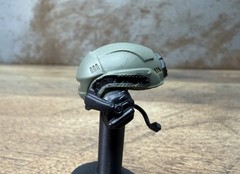Valaverse Action Force Green Blk Tactical Helmet W/ Mic GI Joe Classified