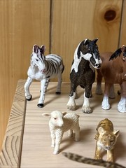 Lot of 12 Mixed Realistic Animal Figure Toys – Schleich, Mojo, Terra by Battat
