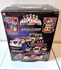 1997 BANDAI POWER RANGERS TURBO DELUXE ARTILLATRON TRANSPORT CIB