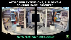 Airlock – Command/Engine Module Bulkheads | 1976 Mattel Space 1999 Eagle