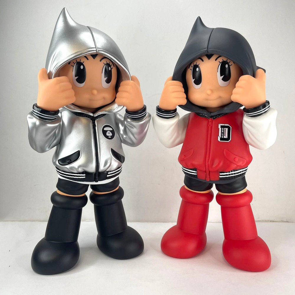 2 Pcs Set 10″ Astro Boy Hoodie Figure Anime Cartoon Figurine Toy -3rd Party.K.0.