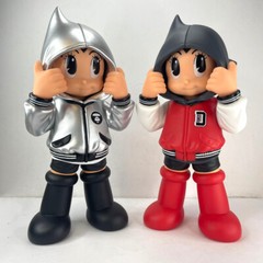 2 Pcs Set 10″ Astro Boy Hoodie Figure Anime Cartoon Figurine Toy -3rd Party.K.0.