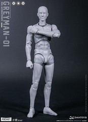 Dam Toys 1/12 Crash Test Dummy “GREYMAN” Action Figure DAM-DPS11 in USA