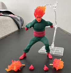 Custom Eight 8 Gates Might Guy Action Figure 6 Inch Naruto 1/12