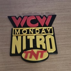 WWE Mattel MEDIUM WCW Nitro Version 2 Logo Accessory