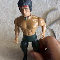 Vtg Rambo Action Figure “Force of Freedom” Coleco 1985 W/ Random Accessories B#5