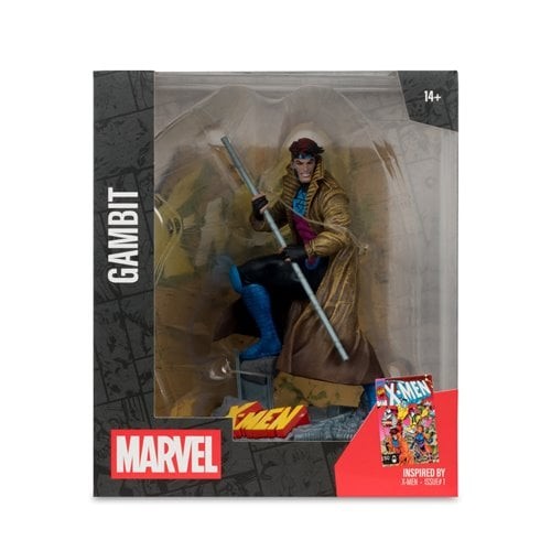 IN STOCK! Marvel Collection Gambit X-Men #1 1:10 Scale Posed Figure MCFARLANE