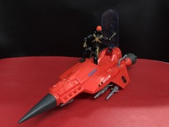 GI Joe 1988 Stellar Stiletto Airplane Jet W/ Figure & Blueprint manual CLEAN