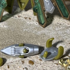 Power Rangers Time Force Green Battle Warrior Ranger Armor Parts Accessories
