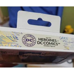 Bif Bang Pow! DC Comics Heroines Wooden Figures, Kids/Adults Collectible Set