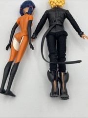 2 Miraculous Ladybug Dolls: Cat Noir 11″ Action Fashion Doll Figure Toy T4