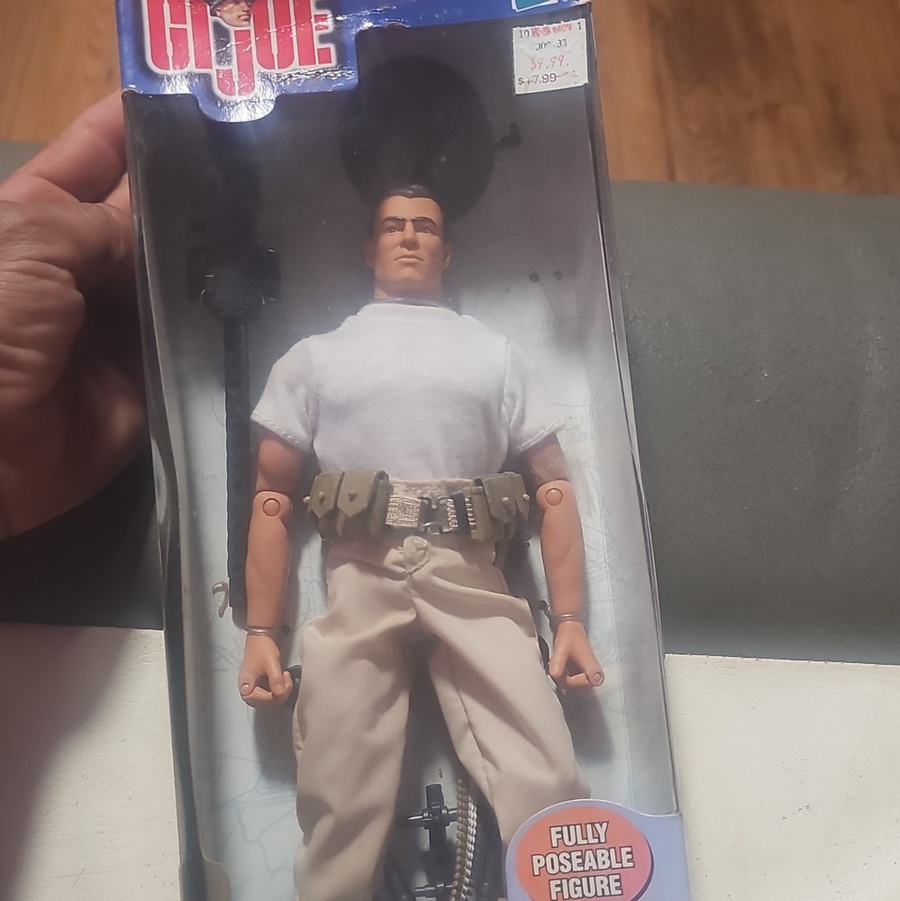 G.I. Joe Pearl Harbor Hickam Field Defender Fully Jointed w/ Machine Gun