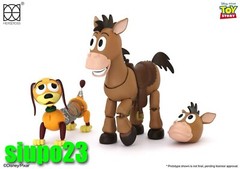 Herocross ~ HMF #079 Disney Toy Story Bullseye + Slinky Dog Figure Deluxe Ver