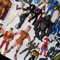 Lot of 44 Mixed Vintage & Modern Action Figures and Toys – Collectibles – As-Is