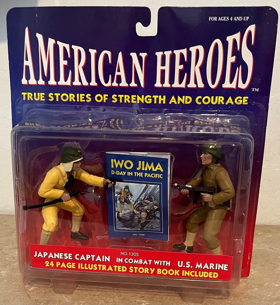 American Heroes Japanese Captain in Combat w/ U.S. Marine Action Figure