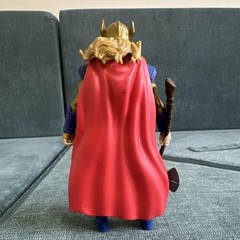Marvel Hasbro Thor Action Figure Blue Armor Red Cape Gold Helmet Hammer 2022