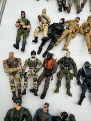 Vintage Military Action Figure Lot 58 Mixed Army Soldier Figures Chai Mai