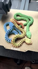 Articulated Snake Craft 3D Surprise Color Printer 60cm