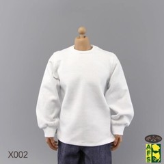 AFS X002 1/6 Male Loose Casual Long Sleeve T-shirt Sweatshirt For 12″ Figures
