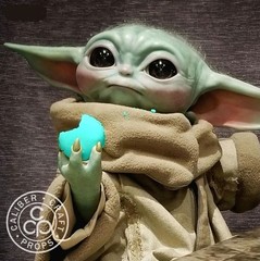 Rubber Chicken Nugget For Hot Toys Sideshow 1/1 Scale Mandalorian Grogu Figure!