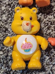 VTG 1983 Miscellaneous Lot of 7 Care Bear 3″ Poseable Figures