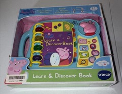 Vtech Learn & Discover Book Kids Teaching Toy Read Discover With Peppa Pig
