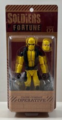 Soldiers of Fortune Close Combat Operative Yellow Black 1/12 Scale Action Figure