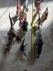 Jurassic Park Mattel Dinosaurs Toy Figures LOT (15) Some Mechanical SOUND/LIGHTS