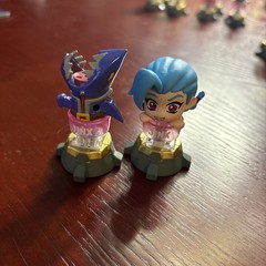 Miniso LOL League of Legends Series Keycaps Figure Collectible Models jinx