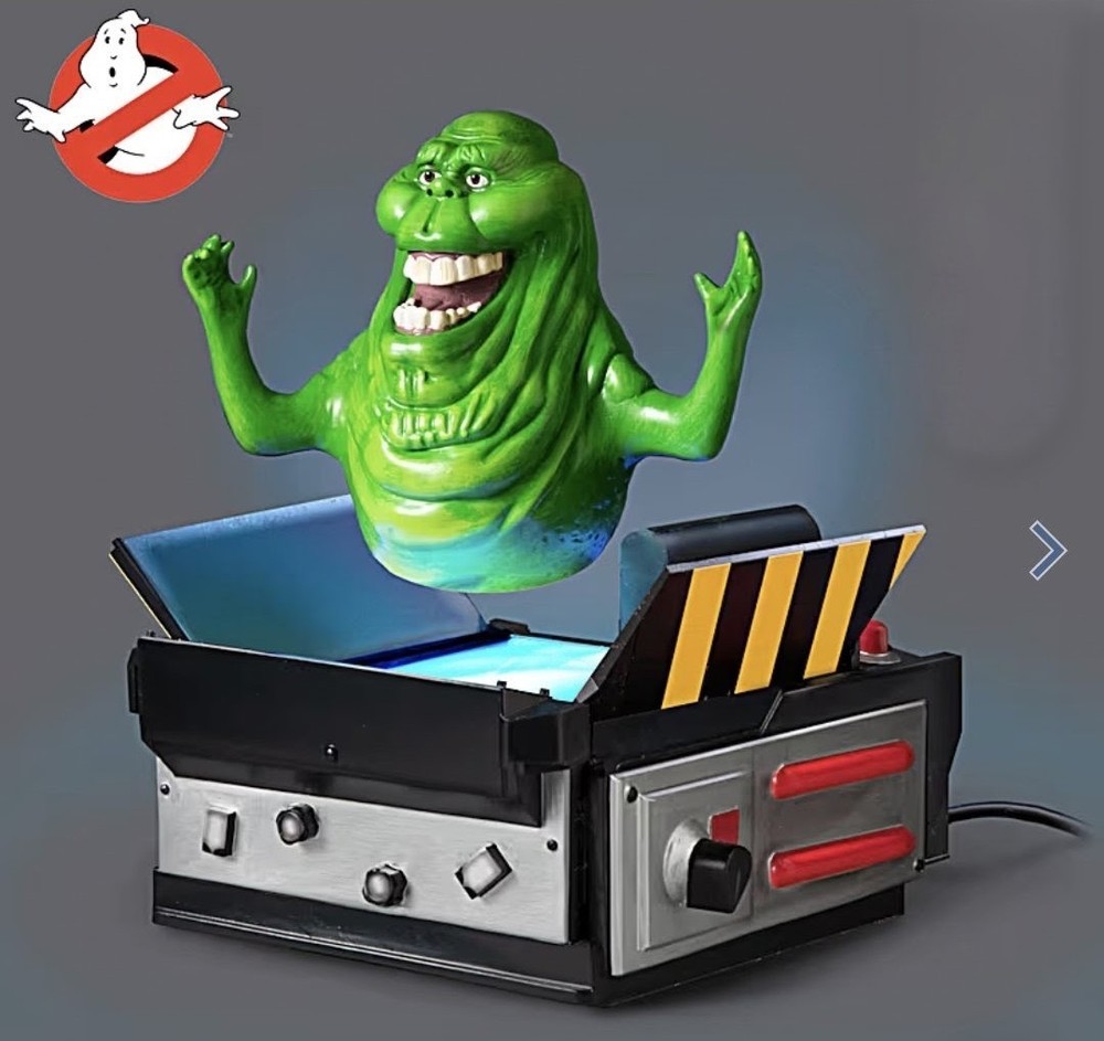 Floating Slimer With Ghost trap From Bradford Exchange Ghostbusters Collectable