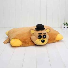 FNAF 2in1 Plush Pillow Toy 43Cm*30Cm Freddy Fazbear Foxy Cute Plush Pillow Gift