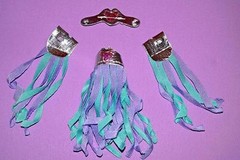 Custom Spinnerella Fashion Crown Skirt & 2-Arm Bands Made for She Ra Doll