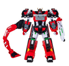 K TOY Metal Cardbot S BLASTRAIN & FLAMENOVA Red Transforming Robots Car Set 2025
