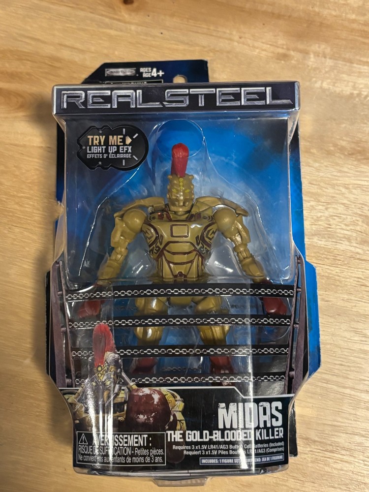 Real Steel MIDAS 04 Quick-Switch Light Up Action Figure – Jakks Pacific 2011
