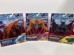 MonsterVerse Godzilla x Kong Lot – Titanus Scylla/ Ion Dragon/ Burning Godzilla
