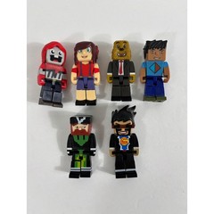 Jazwares Tube Heroes Action Figures Kids OS Multicolor Lot 6