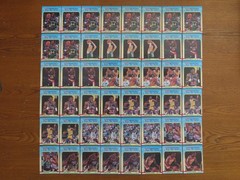 1988 Fleer Basketball Lot of 48 Stickers Bird Magic Drexler Wilkins
