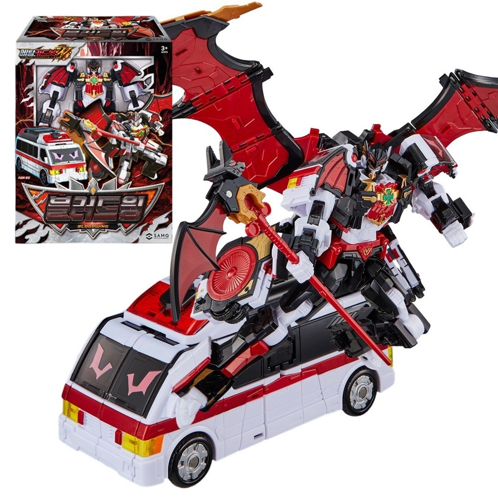 Metal Cardbot W Bloodwing Transforming Robot Van Toy SAMG Korean Action Figure