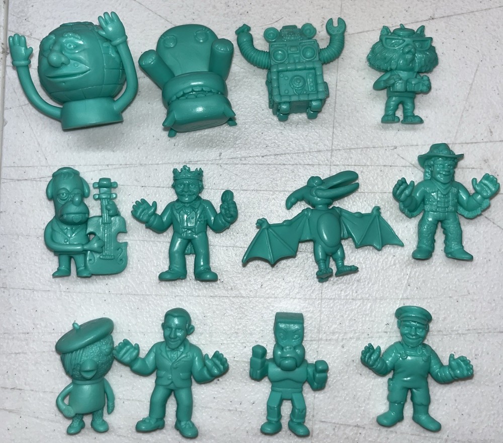 Pee-wee’s playhouse Keshi Surprise Super 7 Figures green full set of 12, muscle