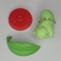 Pokemon 1.5″ Chikorita Choco Egg Mini Figure Gashapon Furuta Nintendo