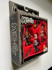 2002 Cinema Of Fear Jason Freddy Leatherface Mini Figures Horror Mezco Mez Itz