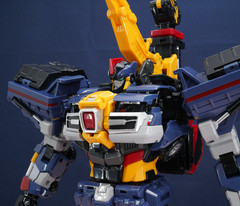 Metal Cardbot W 2 set SolidHorn and NightGriffon, Transforming Korean robot toy