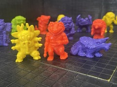 Bad eggz Bunch Authentic Original Hard Plastic lot Complete Set Of 24 Figures