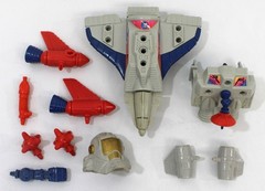 Kenner Centurions Ace McCloud w/ Skyknight Skybolt Orbital Interceptor Complete