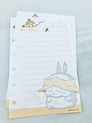 Mashi Maro Memo Diary refill. 30 sheets. 6 ring binder. Made in Korea. 2001
