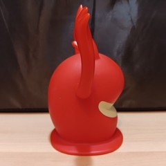 2008 THQ De Blob Video Game Toy Figure Red Plastic 4″
