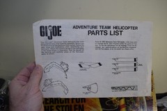 1971 GI Joe SEARCH FOR THE STOLEN IDOL Adventure Helicopter RARE INTERNATIONAL