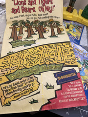 Blockbuster Wizard of Oz Set 4 Movable Toys 1997 Dorothy Scarecrow Tin Man Lion